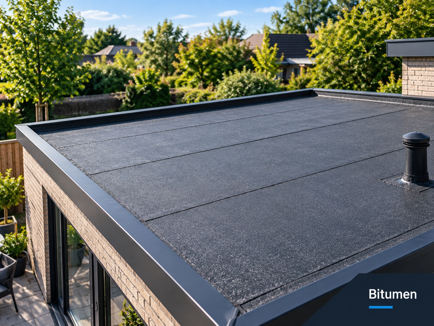 Platte daken (bitumen/EPDM/PVC)