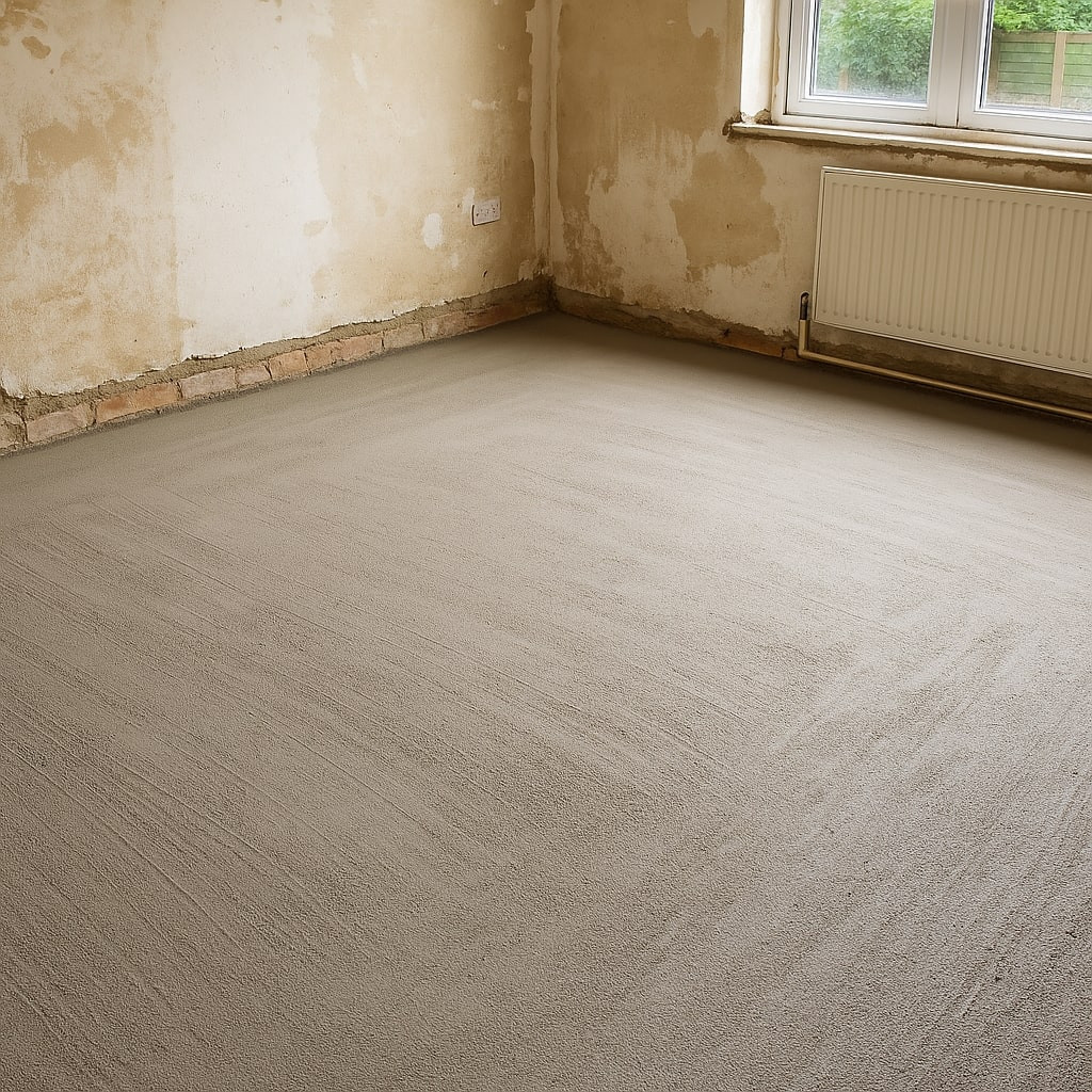 Zandcement vloeren